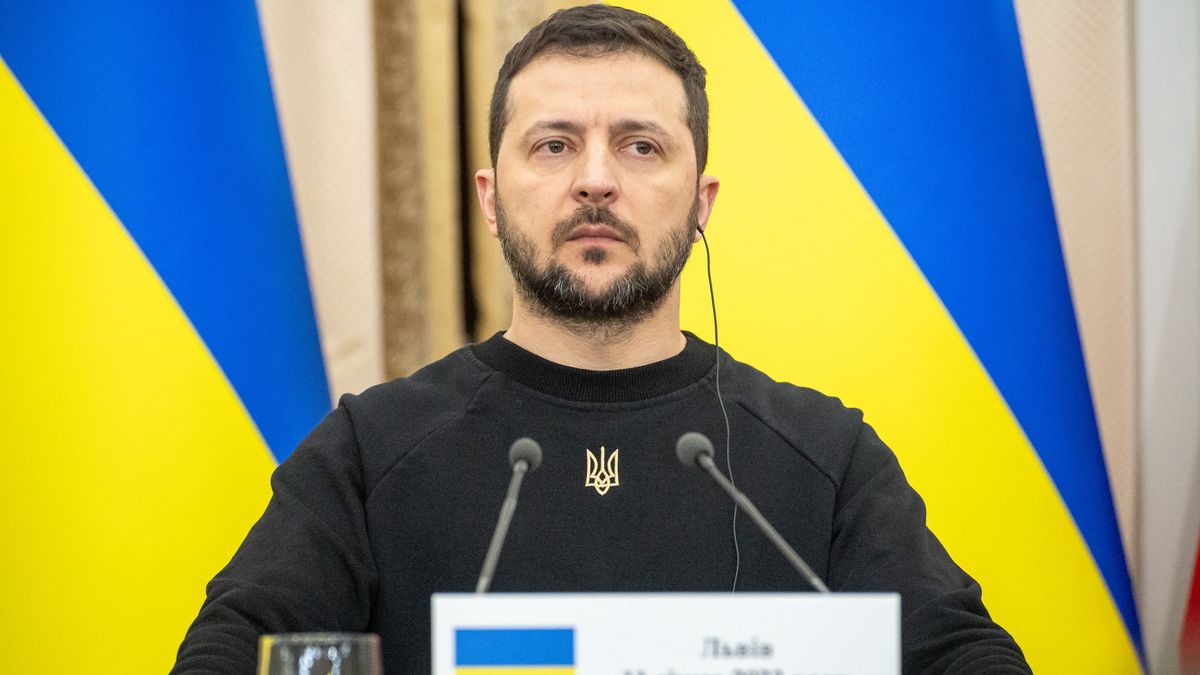 Prezydent Ukrainy Wołodymyr Zełenski