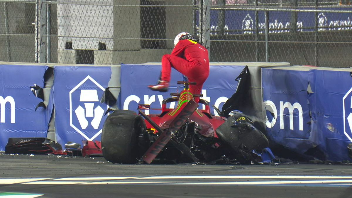 Twitter / Formula 1 / Na zdjęciu: wypadek Charlesa Leclerca