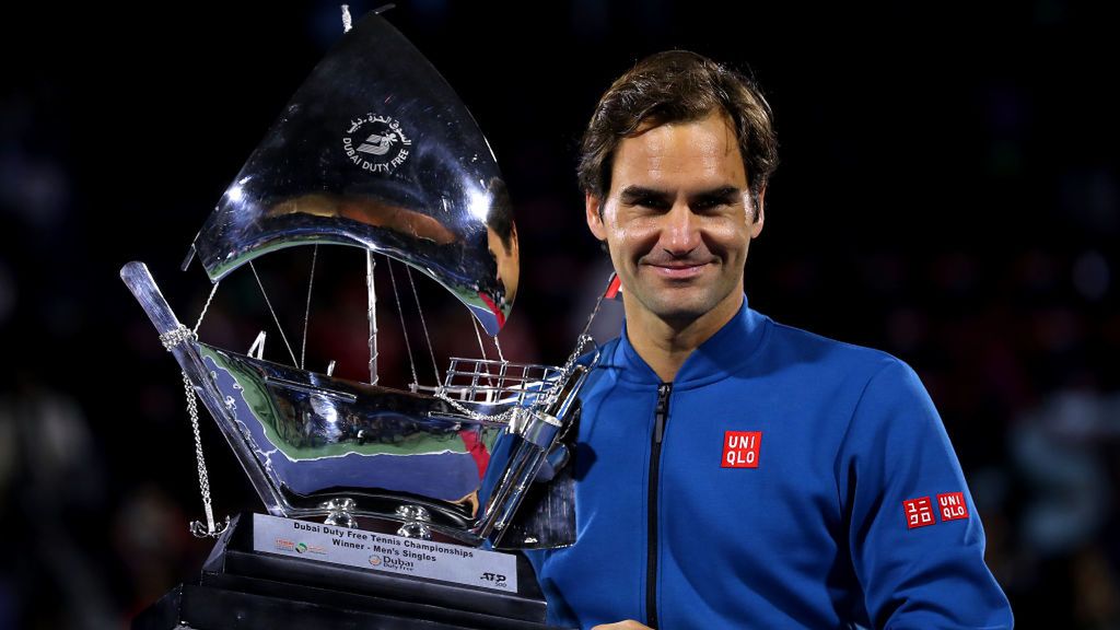 Zdjęcie okładkowe artykułu: Getty Images / Francois Nel / Na zdjęciu: Roger Federer, mistrz Dubai Duty Free Tennis Championships 2019