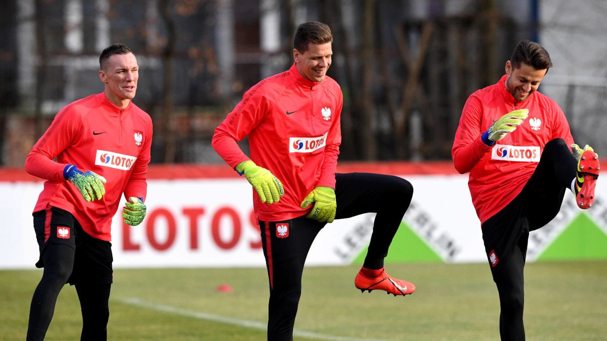 PAP / Piotr Nowak / Na zdjęciu: bramkarze reprezentacji Polski Łukasz Skorupski, Wojciech Szczęsny i Łukasz Fabiański 