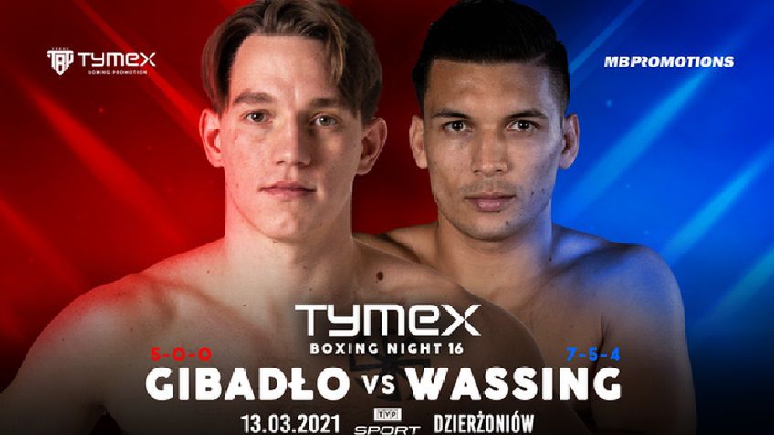 plakat promocyjny gali Tymex Boxing Night