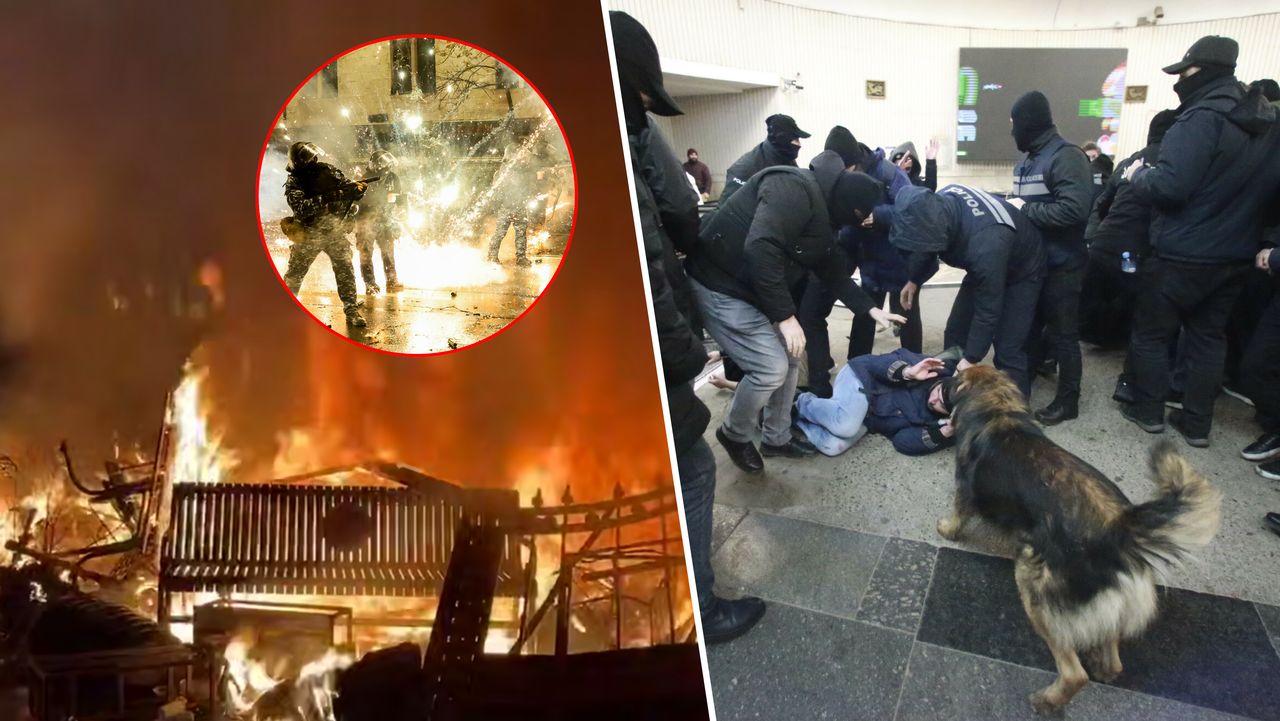 Dramatic reports from Tbilisi. People are taking shelter in elevators.