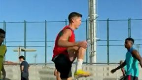 Pierwszy trening Lewandowskiego w Barcelonie. Klub pokazał nagranie