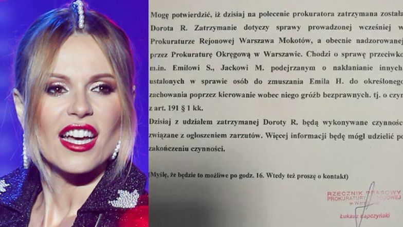 Doda w prokuraturze i "smutni panowie" u Emila Haidara