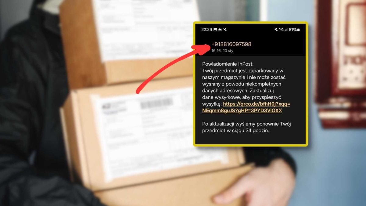 Uwaga na fałszywy SMS "od InPostu"