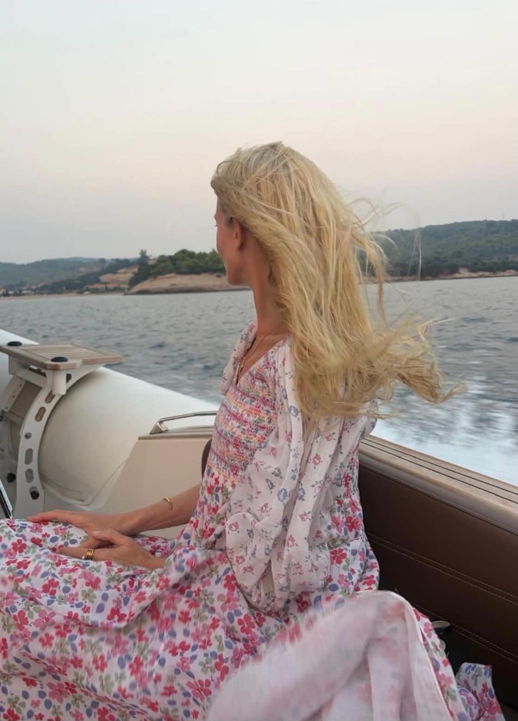 Claudia Schiffer na wakacjach