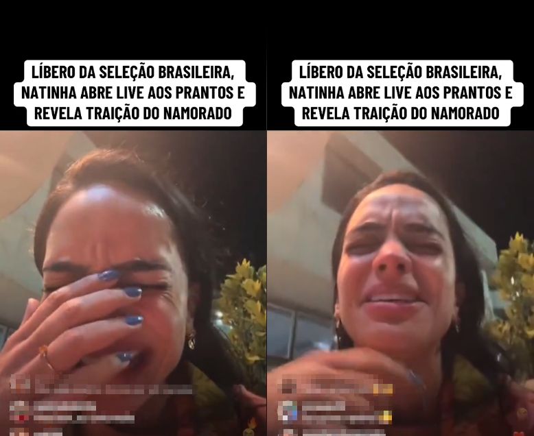 Natália Araújo nadaje live o zdradzie partnera