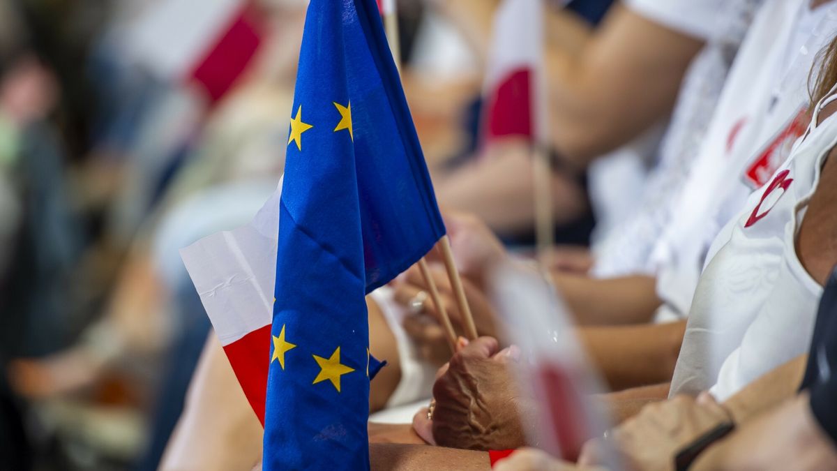 Reporter archiwum 2023 09
28.09.2023 Elblag - Wiec Donalda Tuska N/z flaga Unii Europejskiej i PolskiFot. Stanislaw Bielski/REPORTER
Stanislaw Bielski/REPORTER