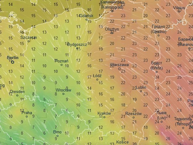 Pogoda w sobotę