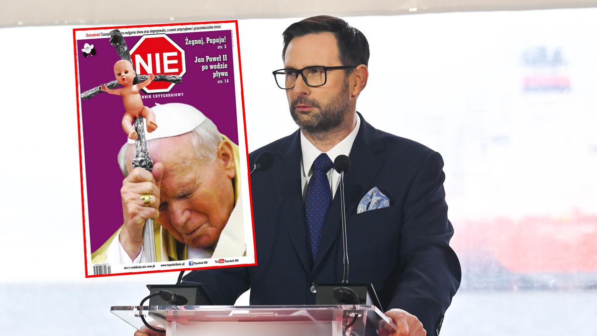 Obajtek, okładka NIE, papież