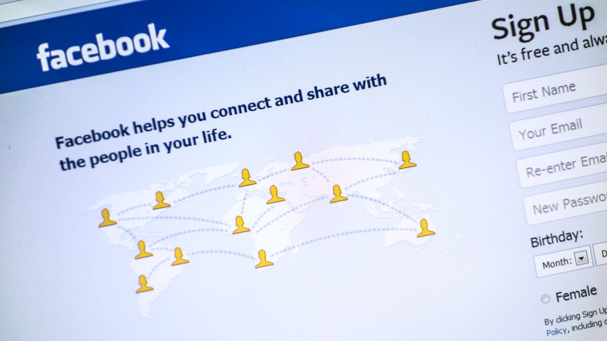 Strona Facebooka z depositphotos