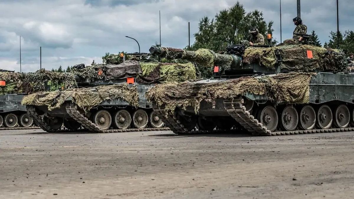 Czołgi Leopard czeskiej armii, zdjęcie poglądowe