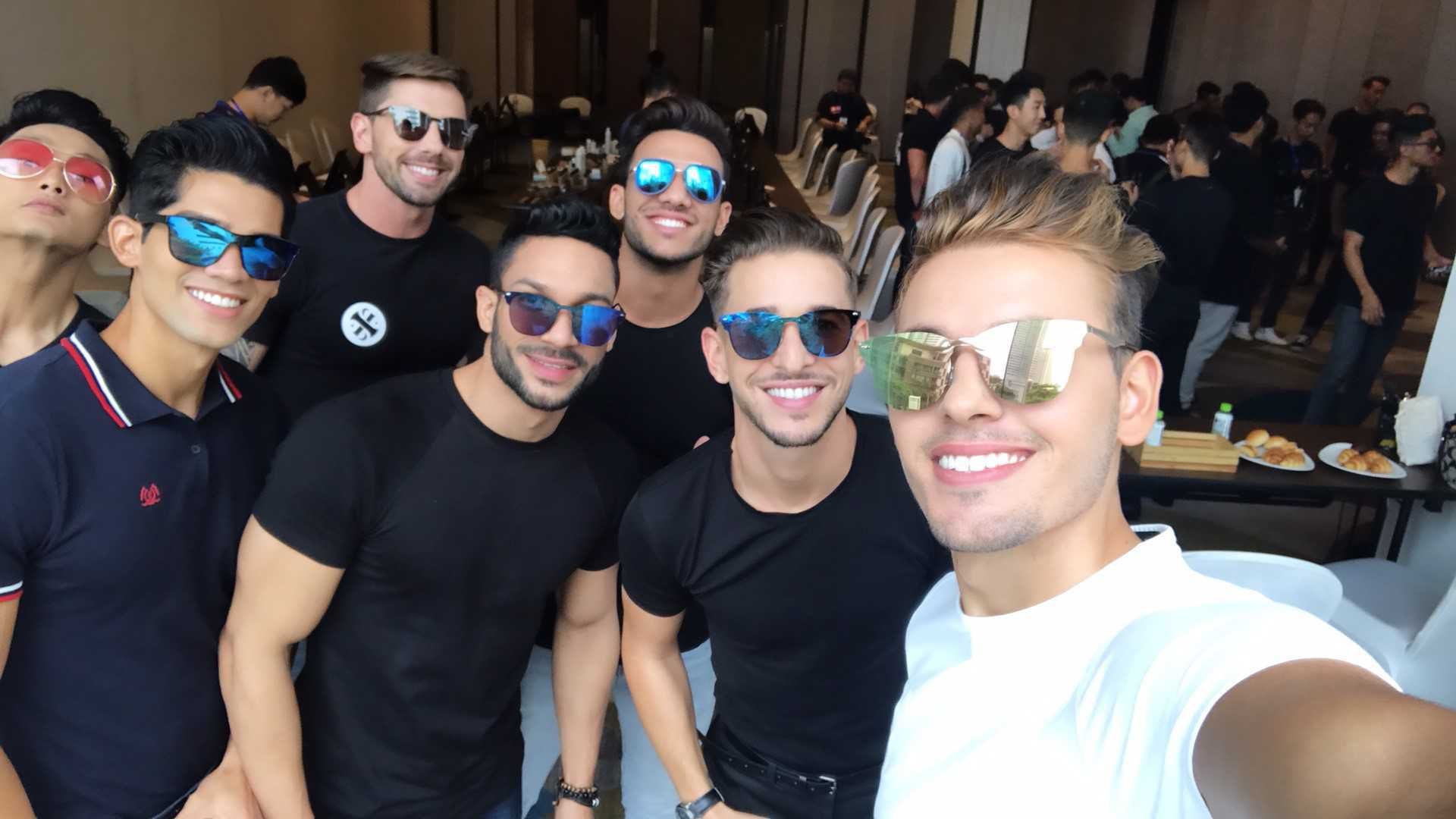 Michał Grudzień na wyborach Mister Global 2019