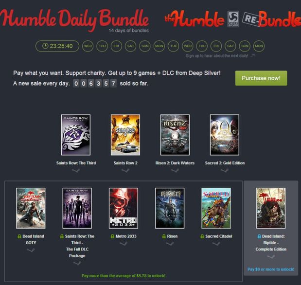 14 dni z tanimi grami - codziennie nowy-stary Humble Bundle