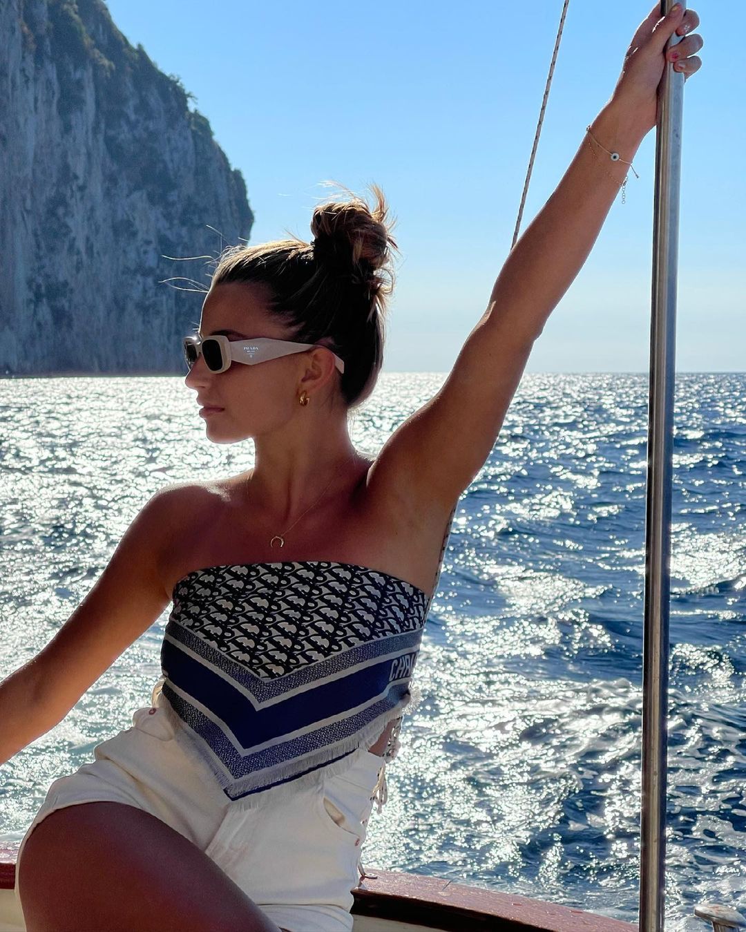 Julia Wieniawa na Capri