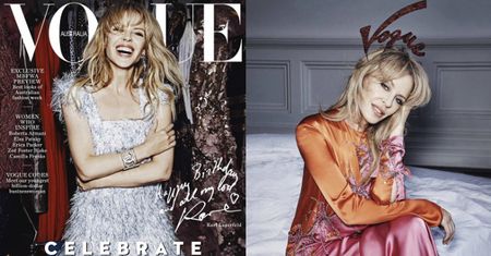 Kylie Minogue świętuje 50. urodziny na okładce "Vogue'a"