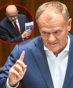 "Co za przykry widok". Tusk odpowiada Mateckiemu