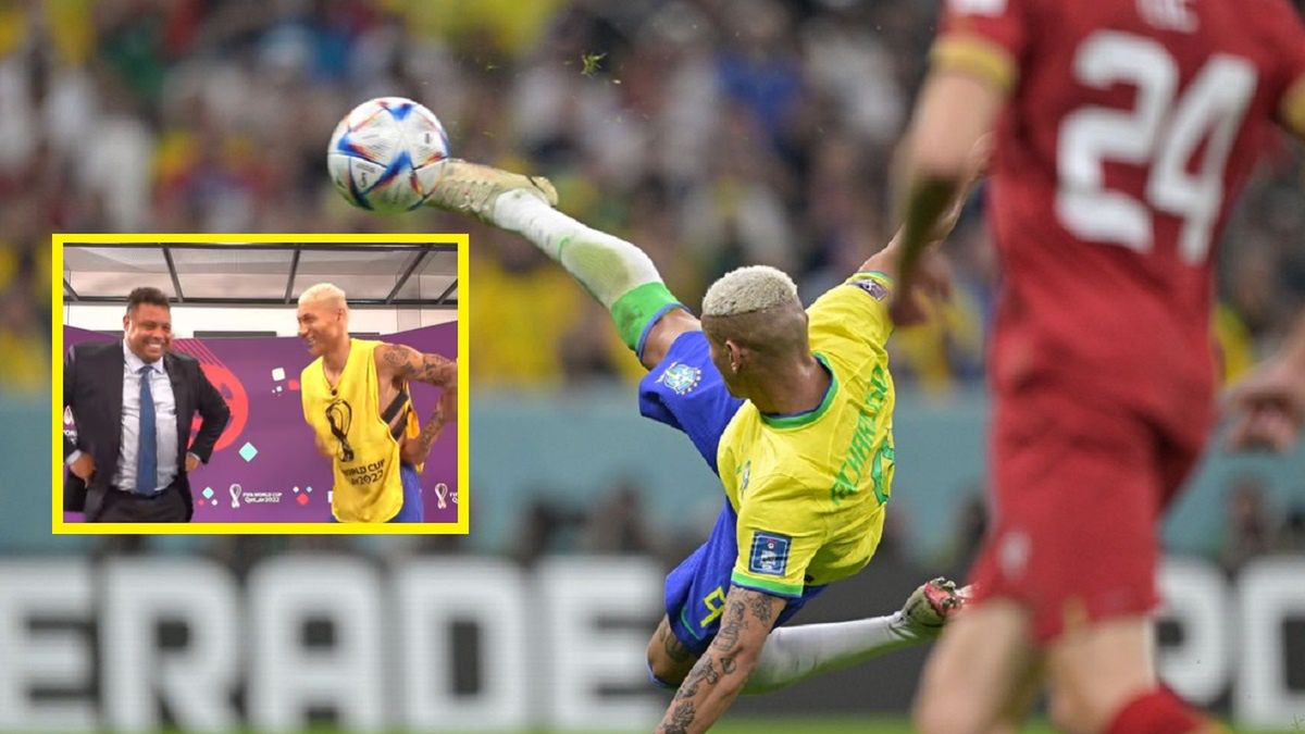 Tak Richarlison strzelił jednego z goli Serbii