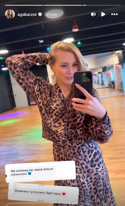 Agnieszka Kaczorowska zwróciła się do obserwujących