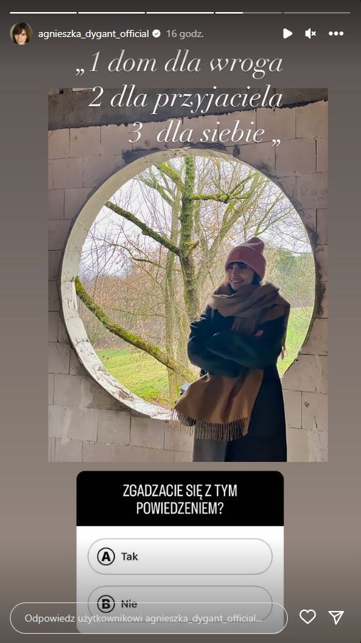 Agnieszka Dygant buduje nowy dom