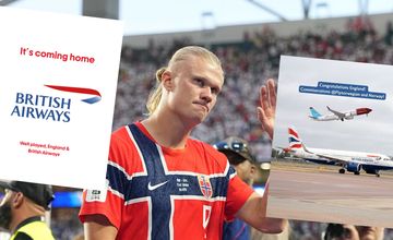 Zakład linii lotniczych hitem internetu. Norwegian po porażce zmieniły logo na British Airways