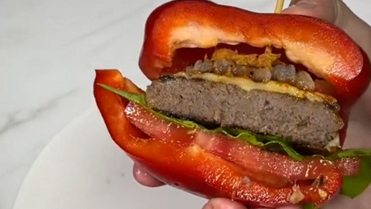 Zdrowy burger bez bułki. 