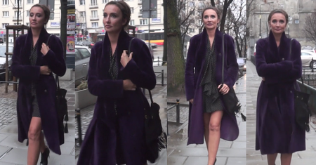 Dominika Kulczyk w krótkiej sukience pod TVN-em
