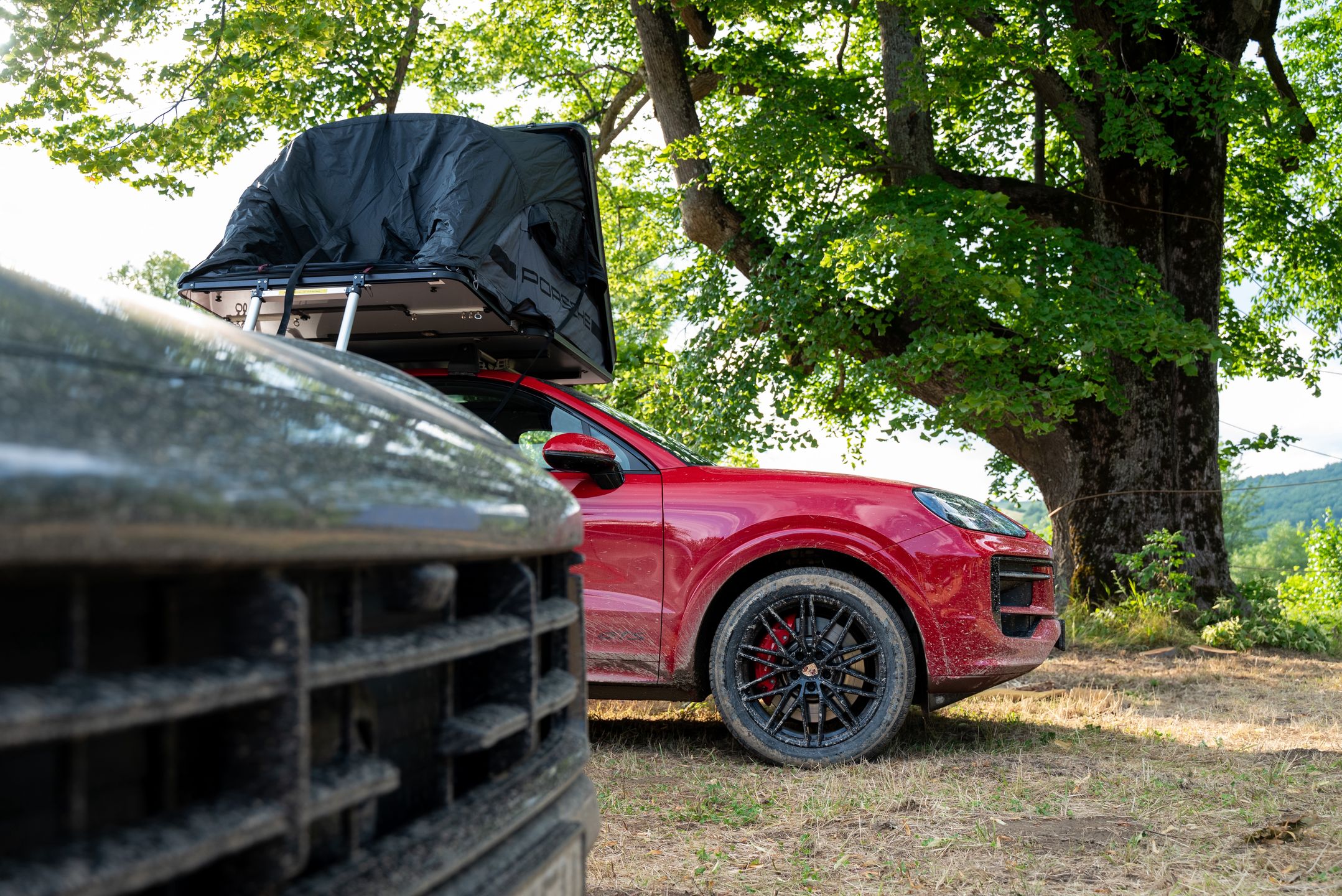 Porsche Cayenne w Bieszczadach