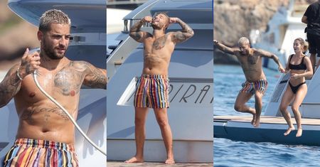 Maluma pręży umięśnione ciało na jachcie, pozując do zdjęć ukochanej (ZDJĘCIA)