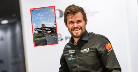 Magnus Carlsen wrzucił zdjęcie z Warszawy. Dostało się znanemu klubowi