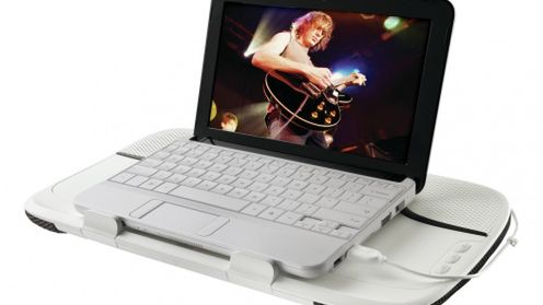 Logitech Speaker Lapdesk N550 - klima dla laptopa i masaż dla uszu 1