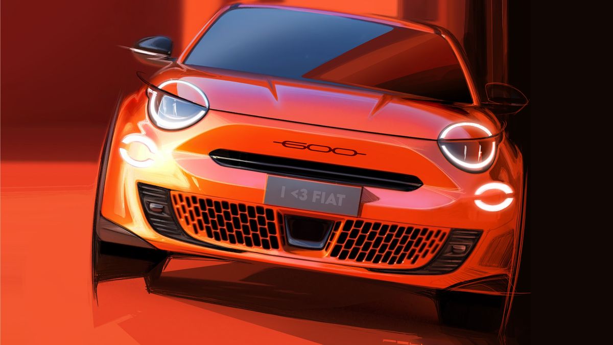 Szkice projektowe Fiata 600