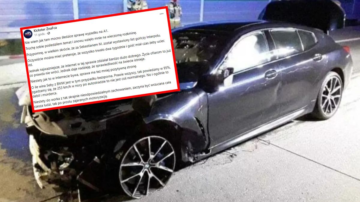 Sebastian Kraszewski zabiera głos w sprawie wypadku na A1 po raz drugi