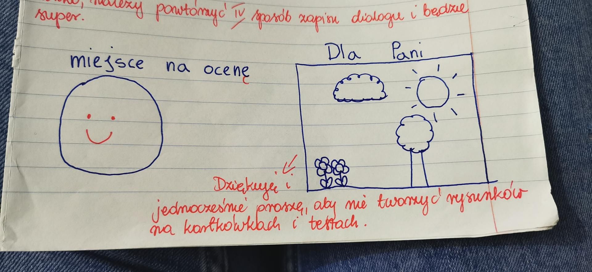 Kartkówka dziewczynki