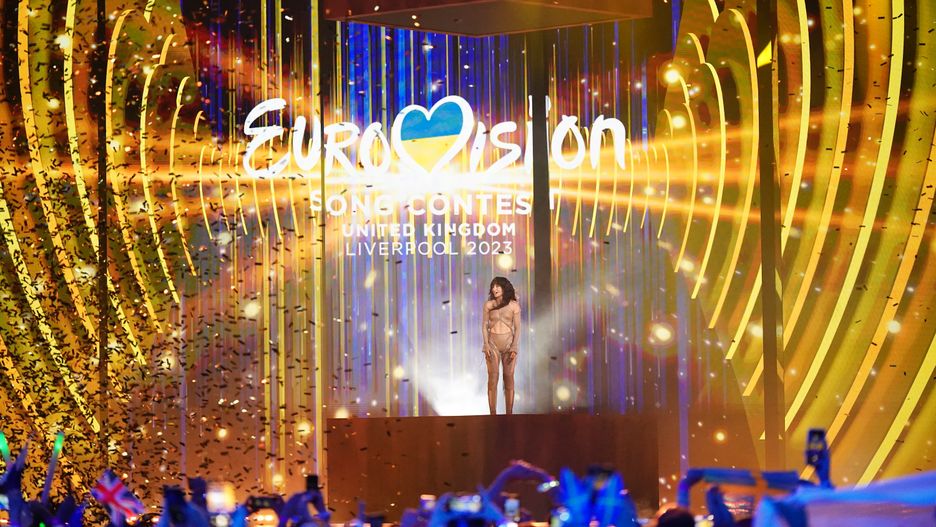 Sweden entrant Loreen after winning the Eurovision Song Contest at the M&S Bank Arena in Liverpool. Loreen has become the first woman, and only the second person, to win the Eurovision Song Contest twice. Picture date: Saturday May 13, 2023. (Photo by Aaron Chown/PA Images via Getty Images)
