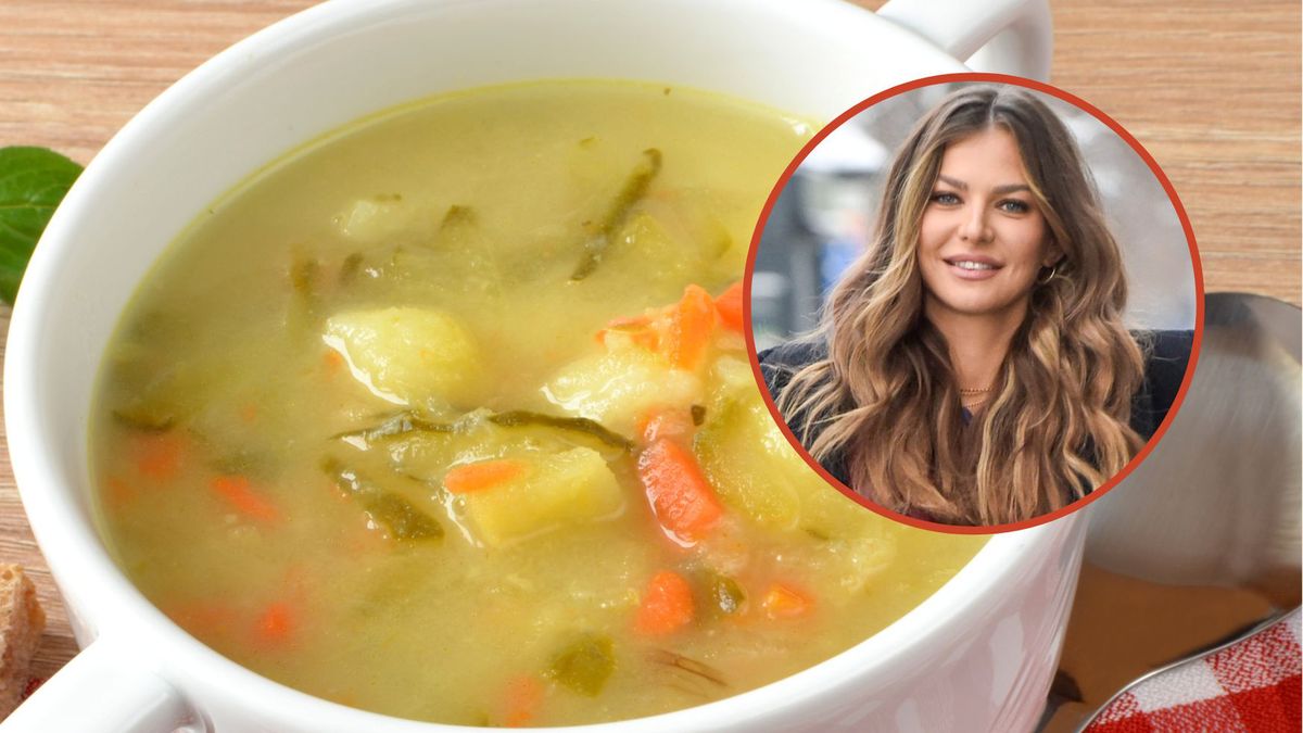 Zupa ogórkowa według przepisu Anny Lewandowskiej wyróżnia się jednym szczegółem