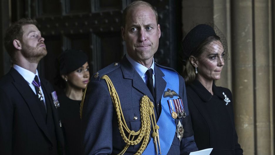 Kate, William, Meghan i Harry spotkali się na uroczystościach pogrzebowych królowej Elżbiety II