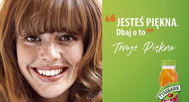 W nowej reklamie Tymbark Vitamini prezentuje piękno w każdej postaci. "Jesteś piękna. Dbaj o to"