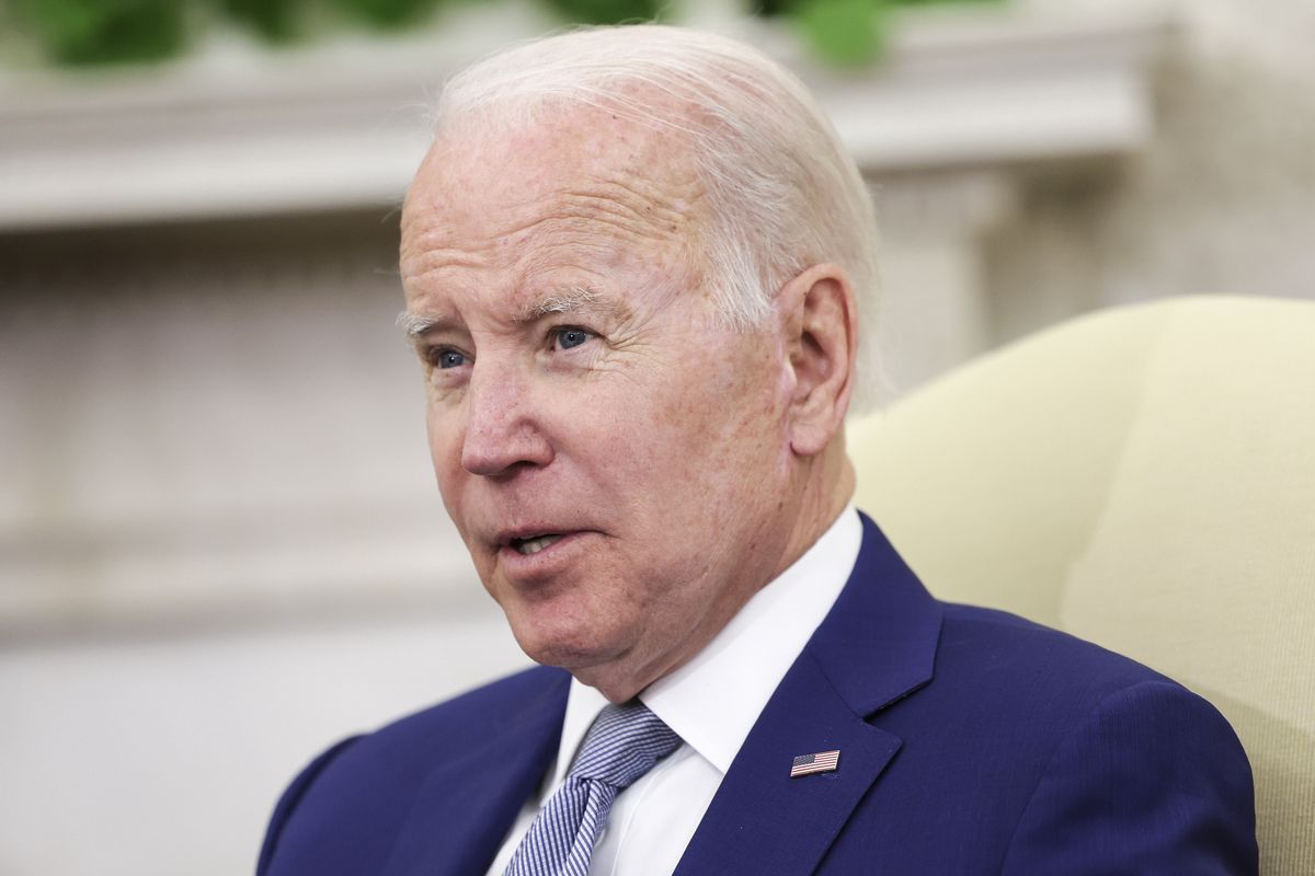 Biden: Nie będę naciskał na ukraiński rząd - prywatnie ani publicznie - by czynił jakiekolwiek ustępstwa terytorialne (Photo by Kevin Dietsch/Getty Images)