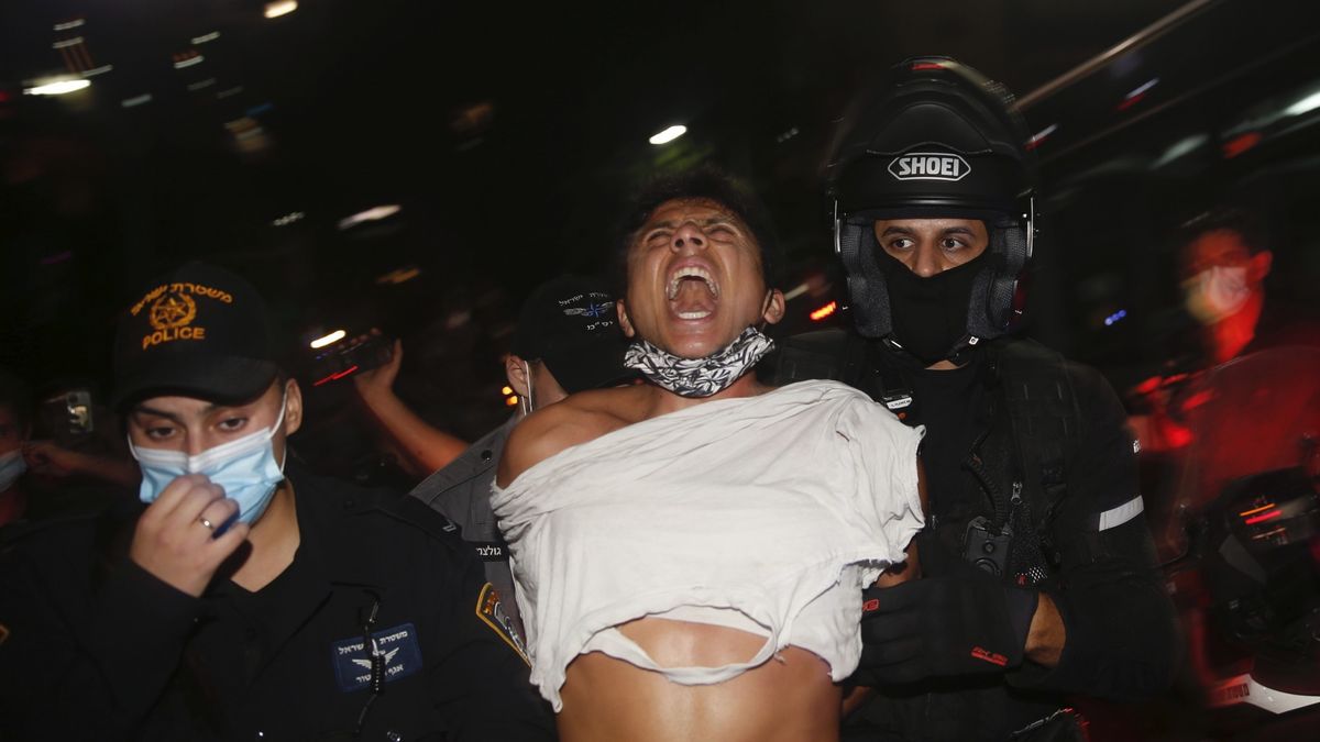 izrael policja protesty