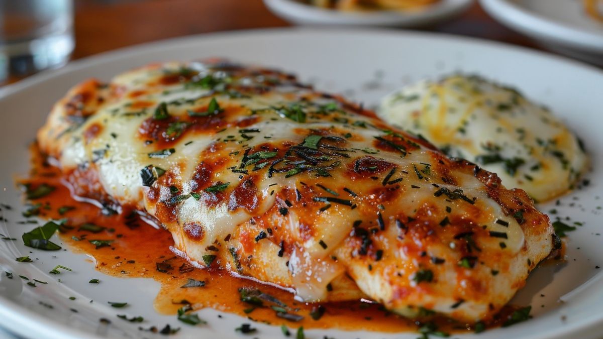 Soczysty filet z kurczaka zapiekany z roladą ustrzycką