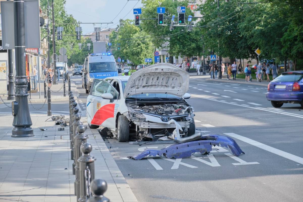 Toyota zderzyła się z hondą na ul. Lipowej