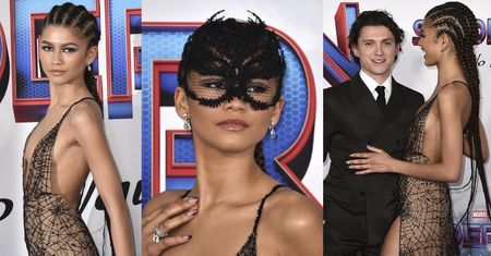 Zendaya lśni na premierze "Spider-Mana" w sukni od Valentino z dekoltem do pępka (ZDJĘCIA)
