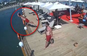 39-latek zginął po skoku do wody w Antalyi. Kamera hotelowa wszystko nagrała