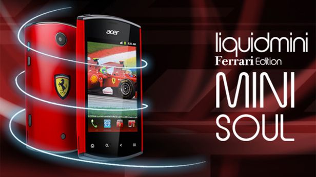 Acer Liquid Mini Ferrari Edition - Maluch w sportowej karoserii 1
