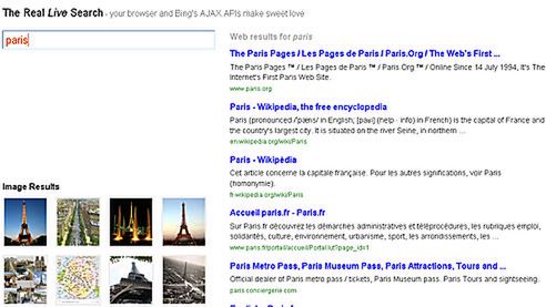 Real Live Search: dziecko "słodkiej miłości" między przeglądarką a Bingiem 1