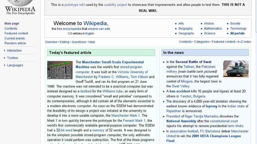 Wikipedia zmienia wygląd. Internauci "zarzucą fochem"? 1