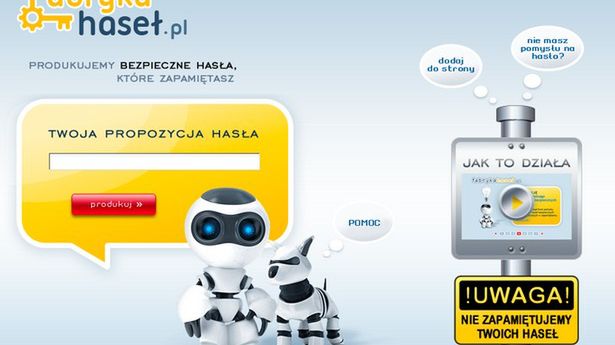 Nie masz pomysłu na hasło? Fabryka Haseł wymyśli je dla ciebie 1