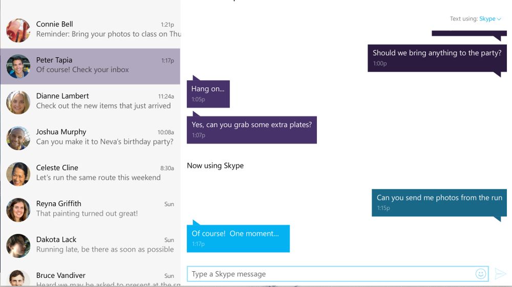 Skype w Windowsie 10 niczym iMessage, tylko lepiej 1