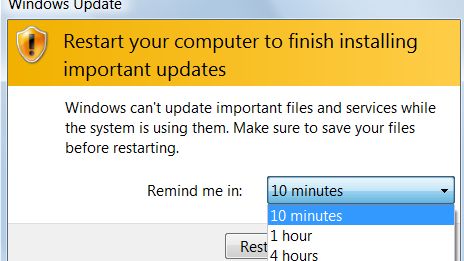Prosty sposób na pozbycie się przymusowego restartu Windowsa po aktualizacji 1